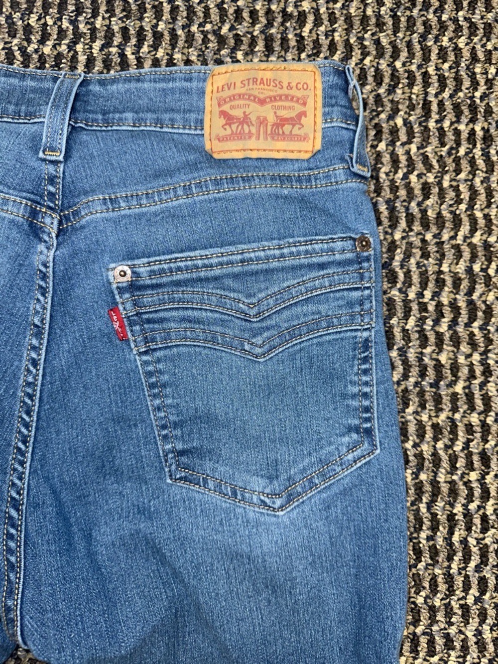 Levi’s Womens Size 29 Split Leg Flare Jeans - Picture 6 of 7